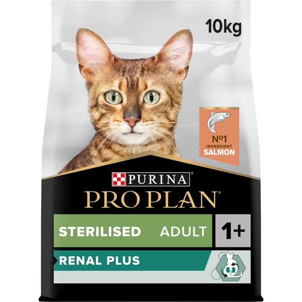 Purina Pro Plan CAT STERILISED RENAL PLUS losos 10 kg